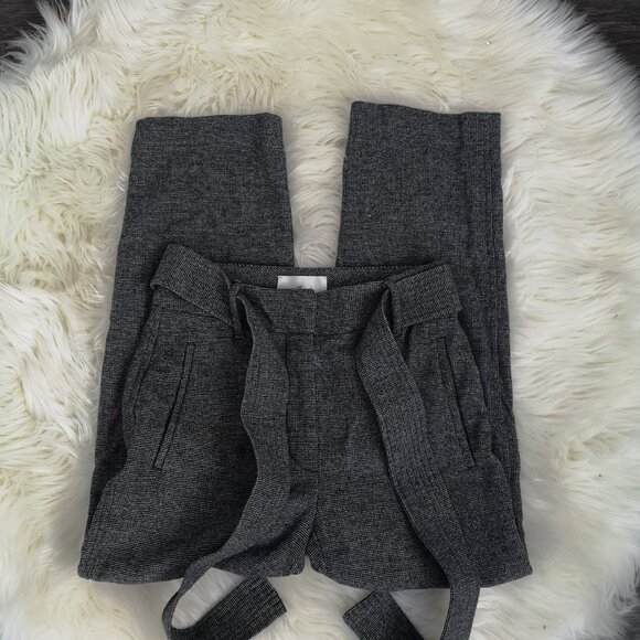 Aritzia Wilfred Jallade Wool Tie Front Pants in Grey - Picture 6 of 9